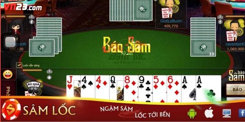 Người chơi tận hưởng trải nghiệm game bài Sâm lốc đỉnh cao