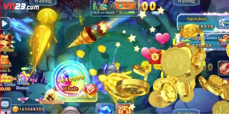 Người chơi tập trung áp dụng mẹo chơi bắn cá club